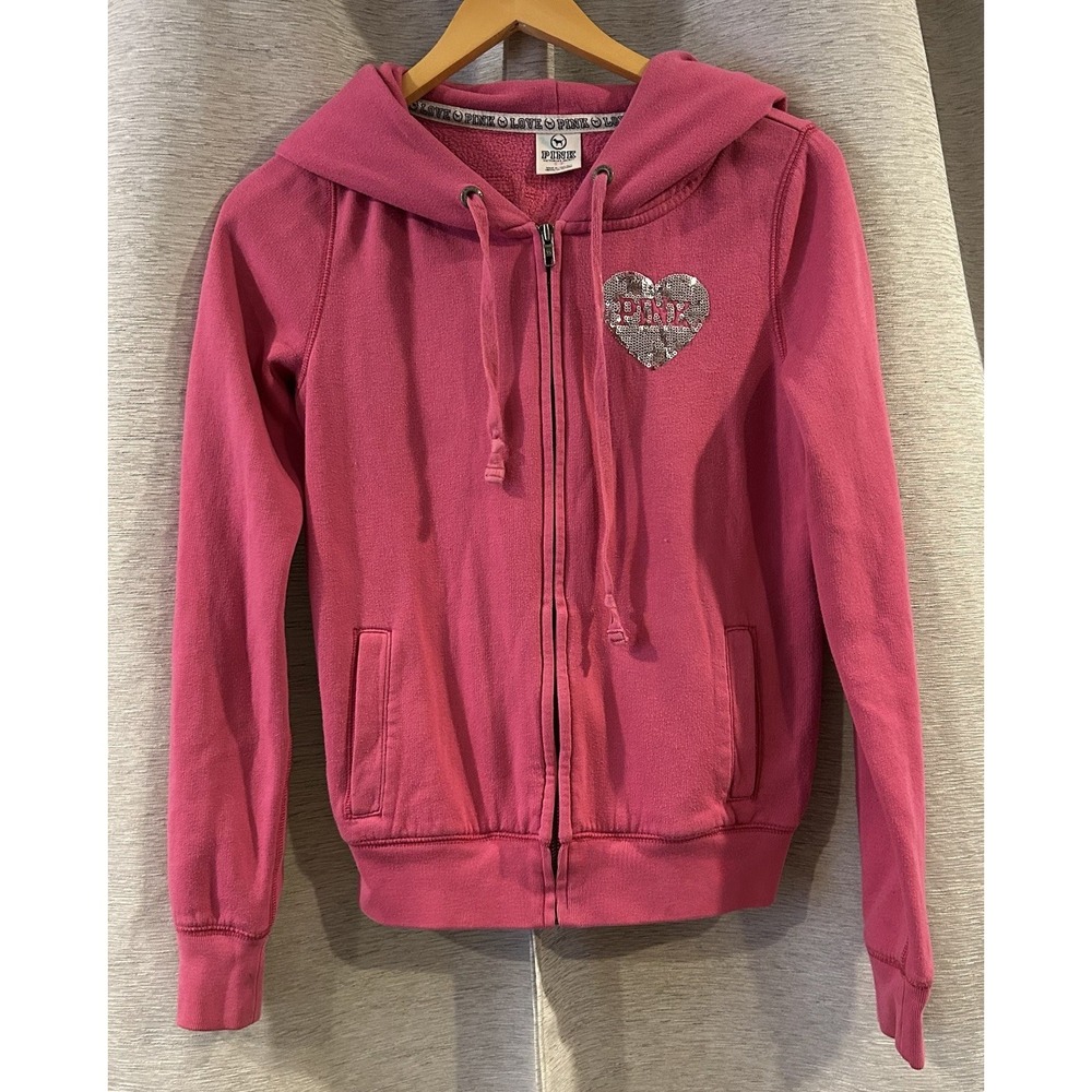 Victoria’s Secret Sequined Pink Jacket‎ Y2K Size Small